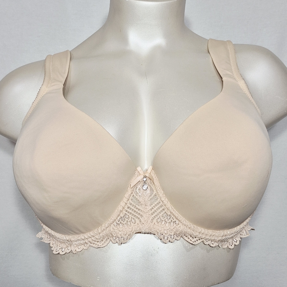 46C‎ Curve Muse Lightly Lined Underwire Bra Beige